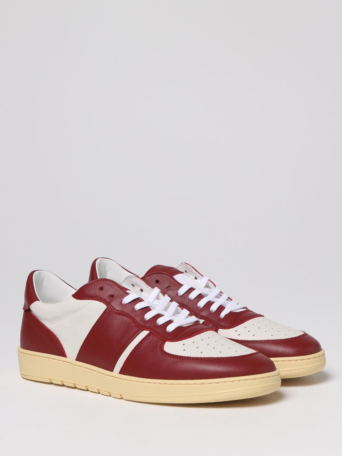 COLLEGIUM SNEAKERS: Sneakers Pillar Destroyer Collegium in pelle, Rosso - Img 2
