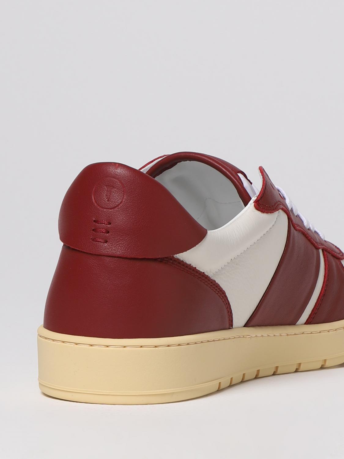 COLLEGIUM SNEAKERS: Sneakers Pillar Destroyer Collegium in pelle, Rosso - Img 3