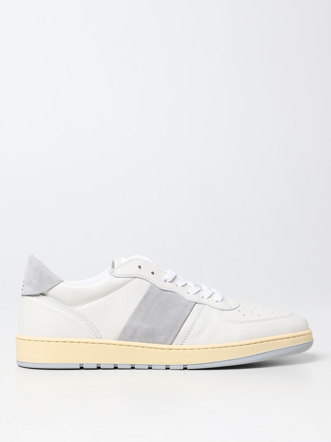 COLLEGIUM SNEAKERS: Sneakers Pillar Destroyer Collegium in pelle, Grigio - Img 1
