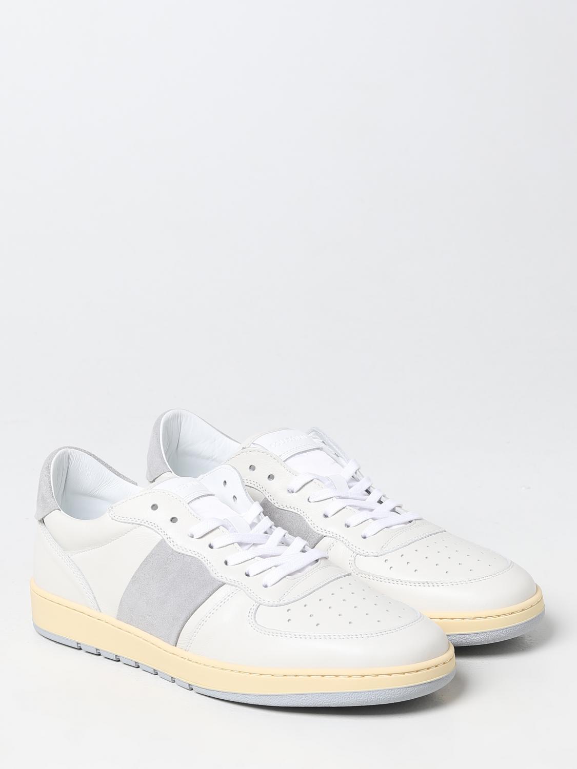 COLLEGIUM SNEAKERS: Sneakers Pillar Destroyer Collegium in pelle, Grigio - Img 2