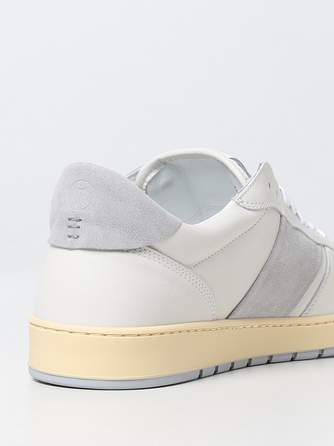 COLLEGIUM SNEAKERS: Sneakers Pillar Destroyer Collegium in pelle, Grigio - Img 3