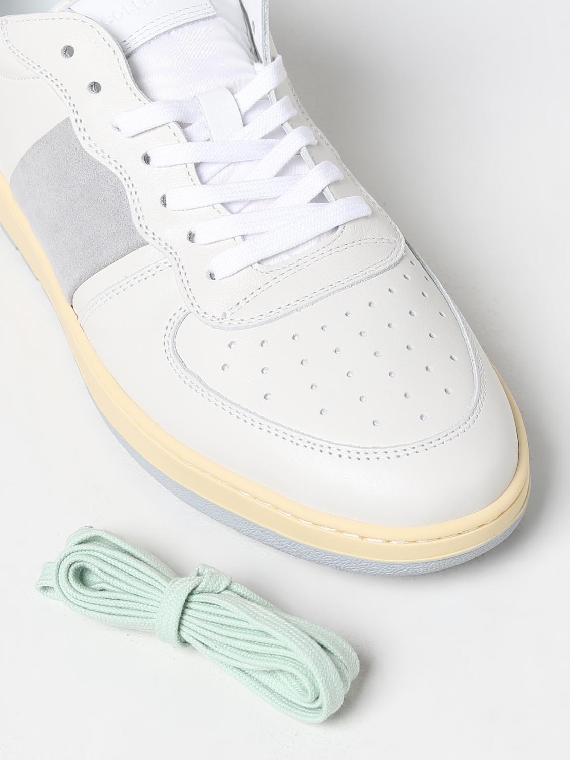 COLLEGIUM SNEAKERS: Sneakers Pillar Destroyer Collegium in pelle, Grigio - Img 4