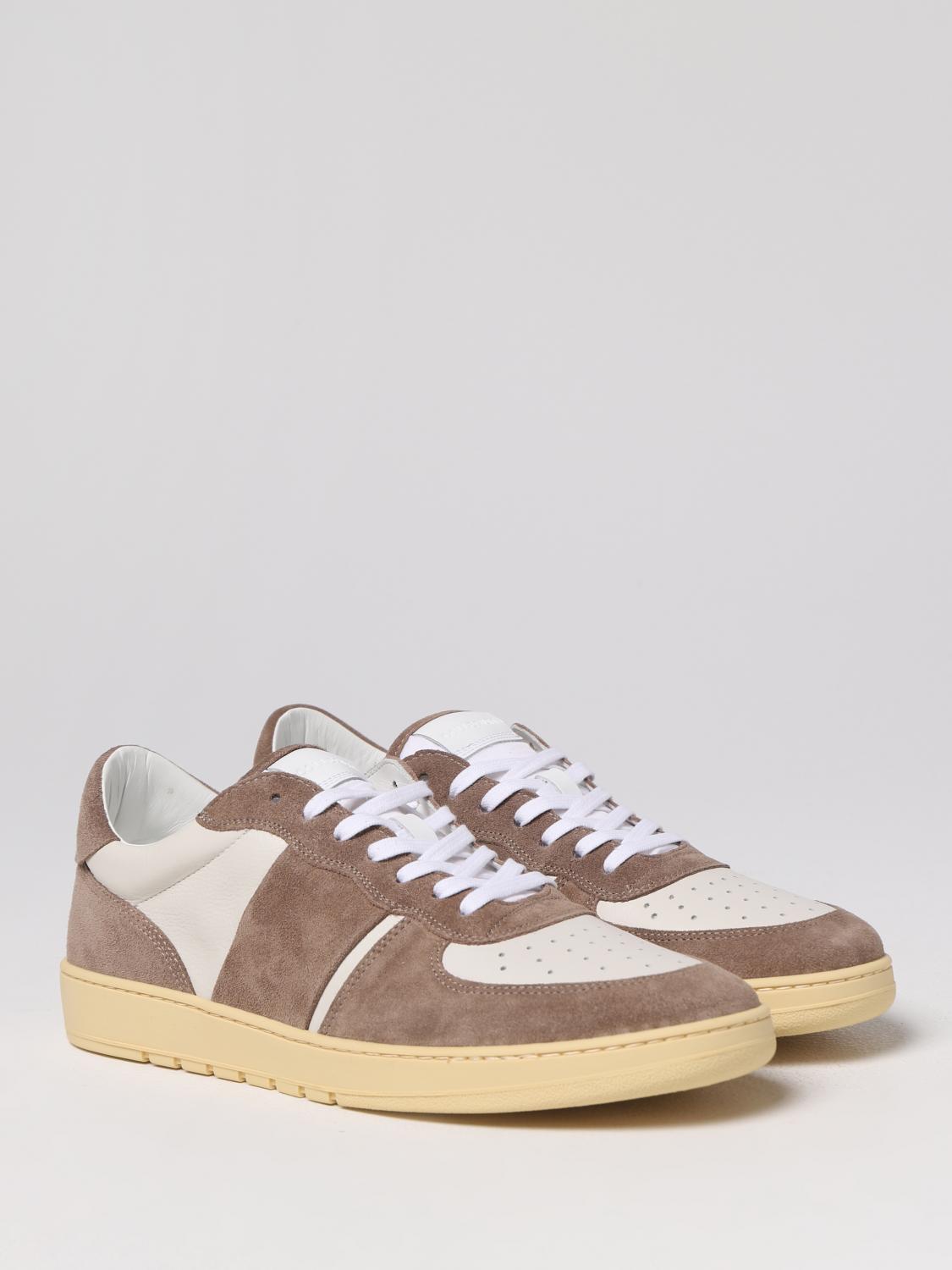 COLLEGIUM SNEAKERS: Sneakers Pillar Destroyer Collegium in pelle, Marrone - Img 2