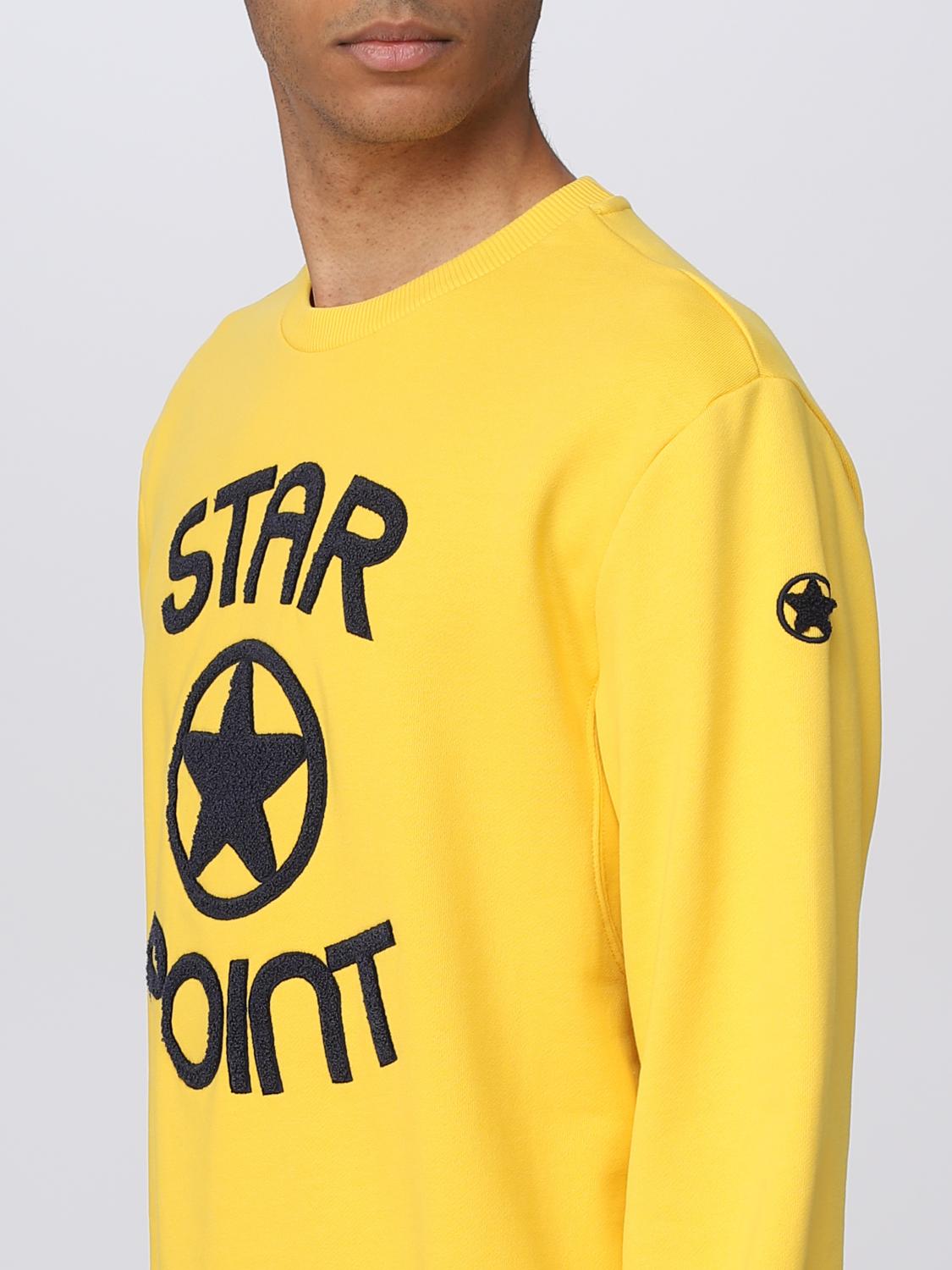 STAR POINT SWEATSHIRT: Sweatshirt homme Star Point, Jaune - Img 3