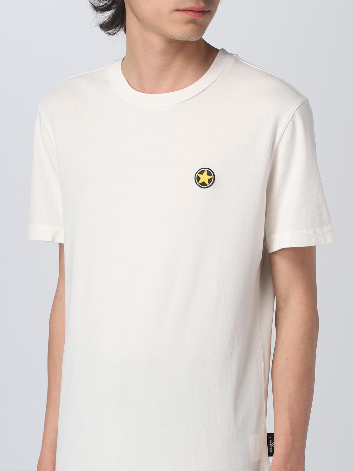 STAR POINT T-SHIRT: T-shirt Star Point in misto cotone, Bianco - Img 3