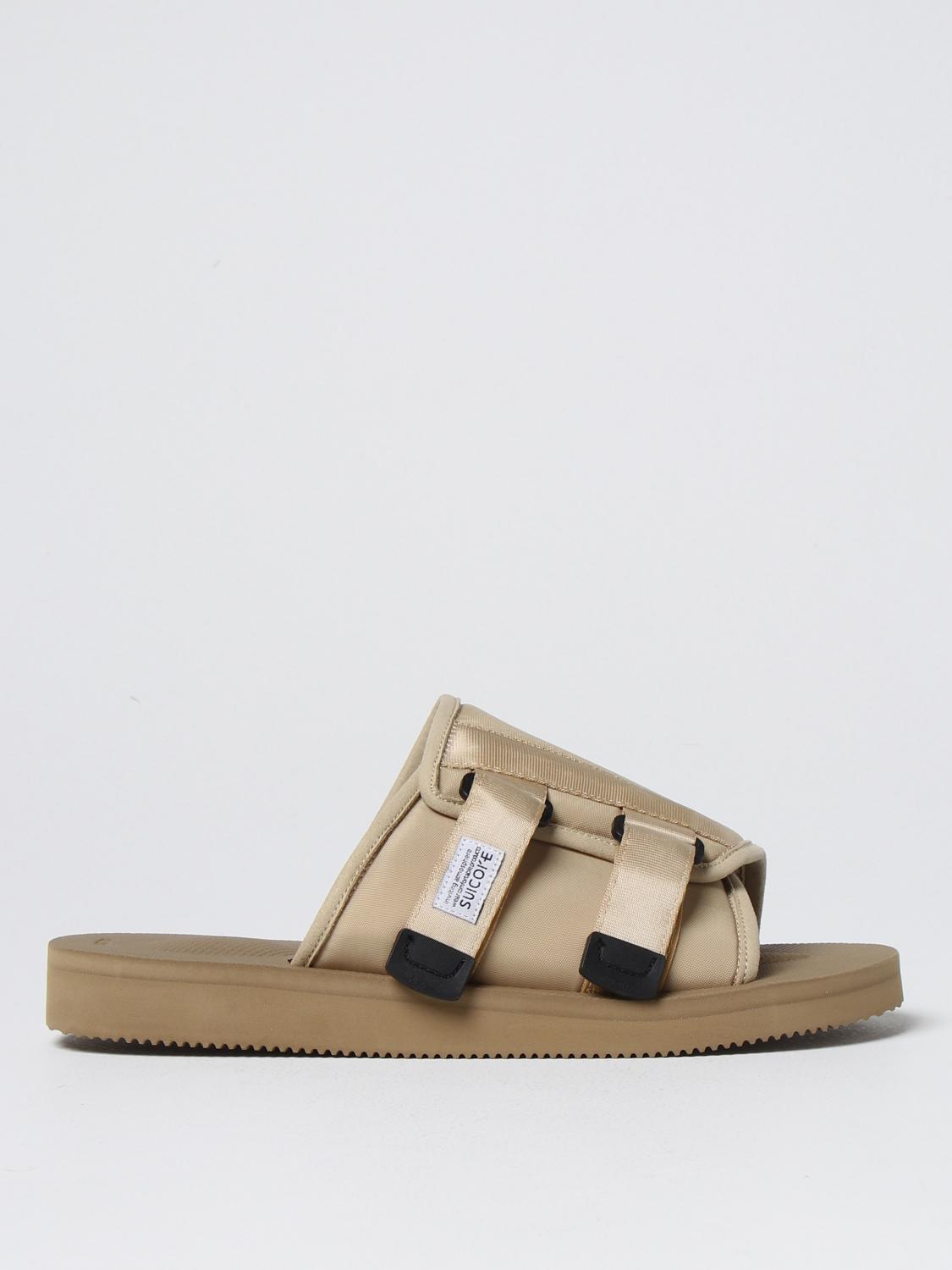 SUICOKE SANDALI: Scarpe uomo Suicoke, Beige - Img 1