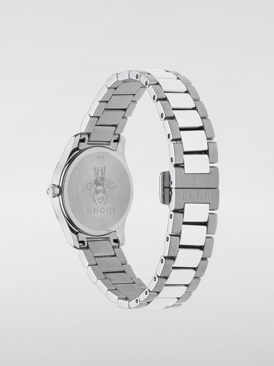 GUCCI WATCH: G-Timeless Gucci Stainless Steel Watch with Cat Head Dial, Silver - Img 2