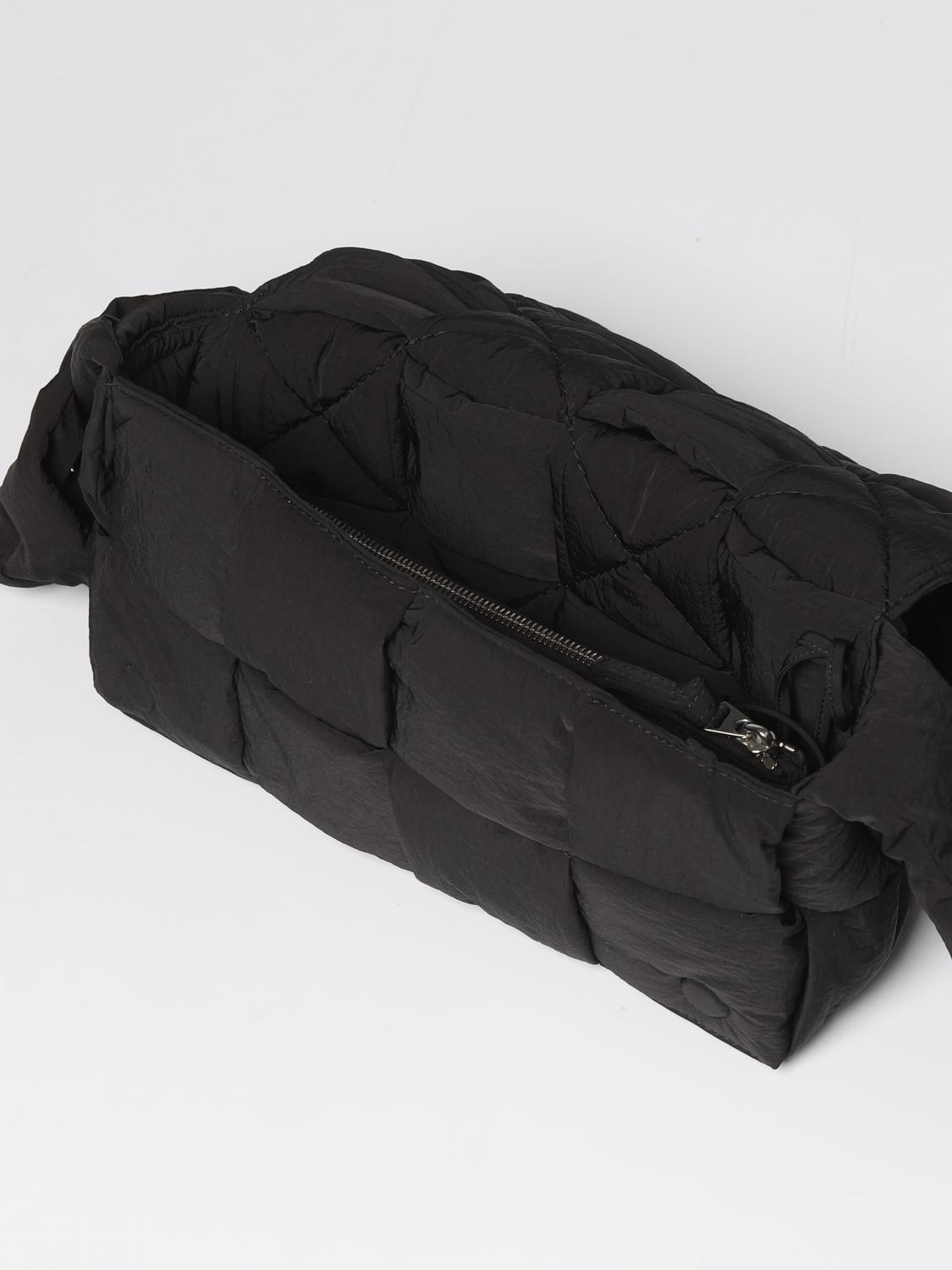 BOTTEGA VENETA BORSA: Borsa Cassette Bottega Veneta in nylon, Nero - Img 4