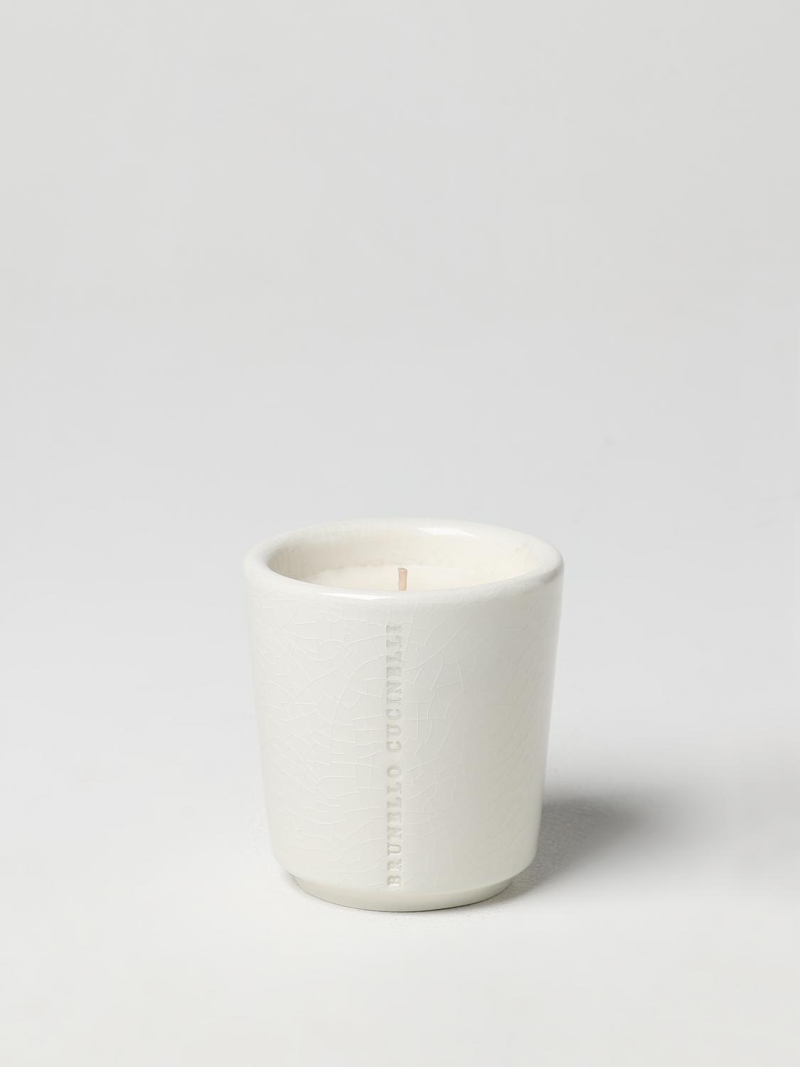 BRUNELLO CUCINELLI: Candle homeware - White | Brunello