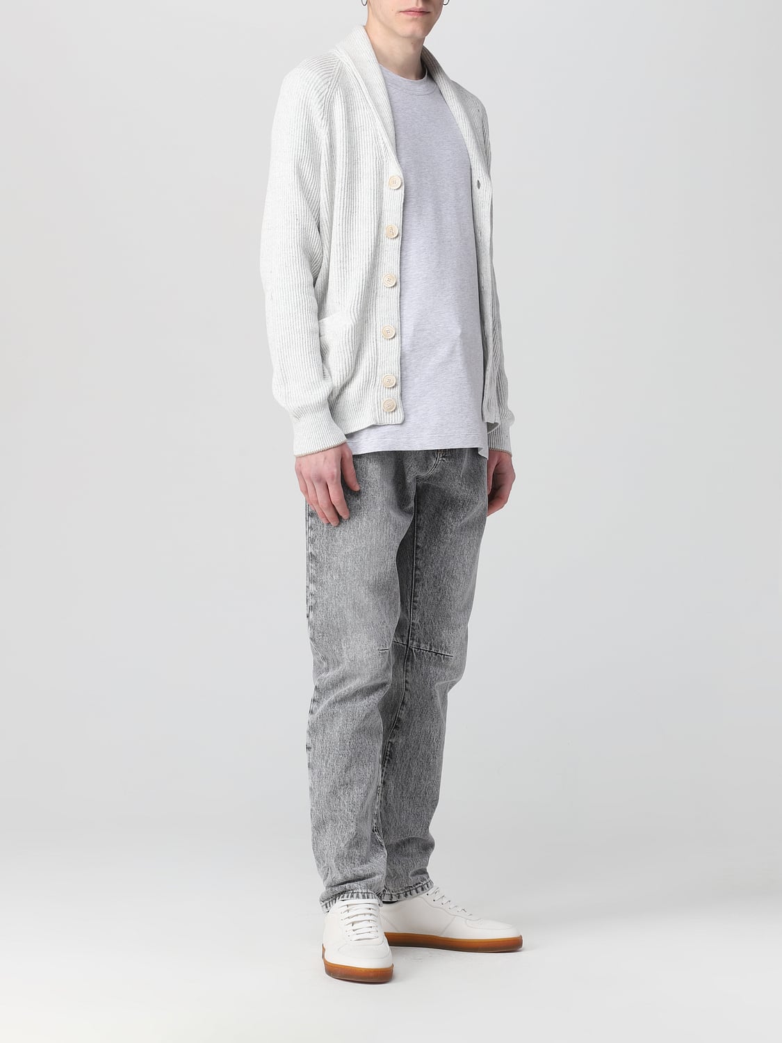 BRUNELLO CUCINELLI STRICKJACKE: Pullover herren Brunello Cucinelli, Yellow Cream - Img 2