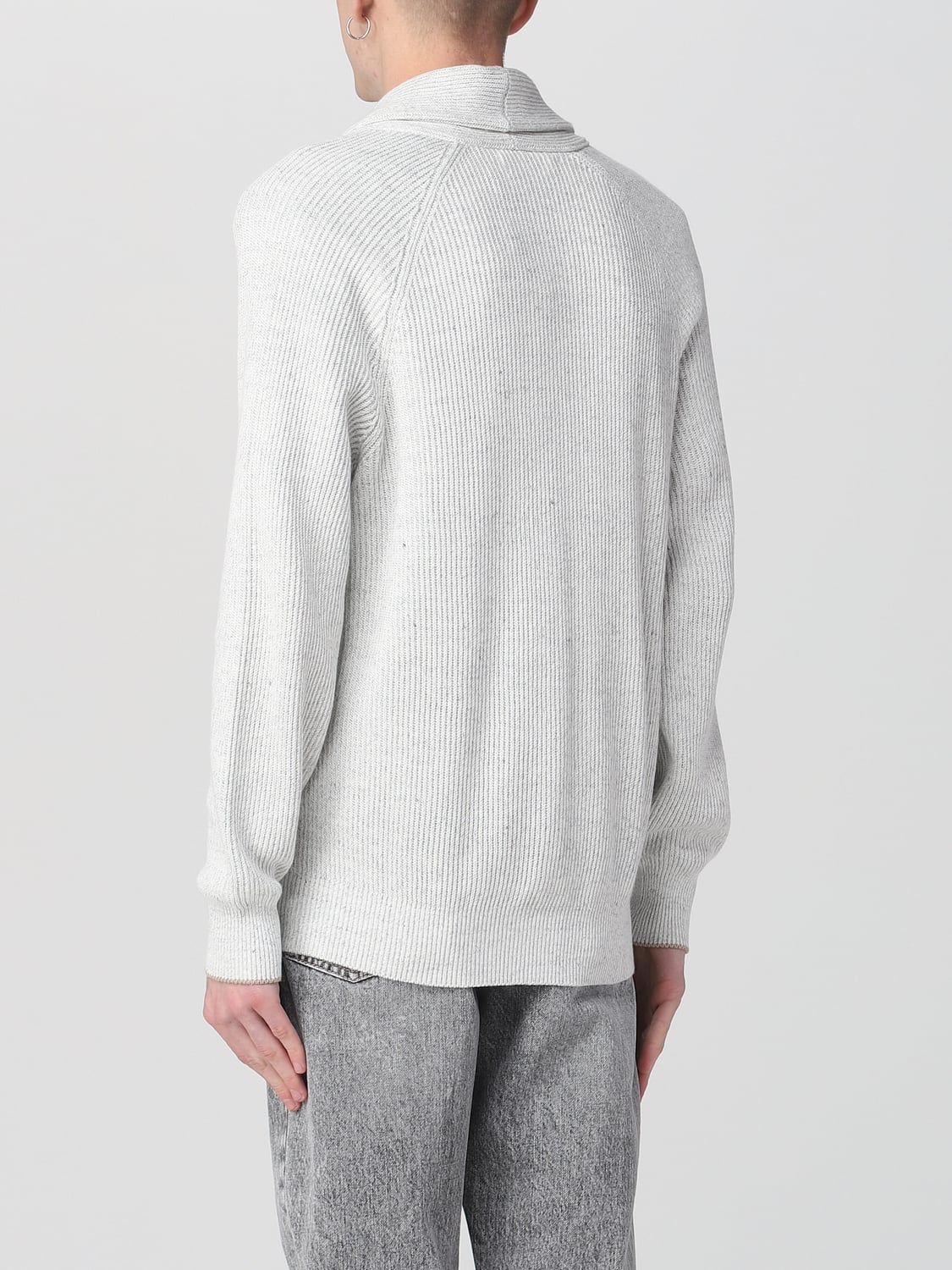BRUNELLO CUCINELLI STRICKJACKE: Pullover herren Brunello Cucinelli, Yellow Cream - Img 3