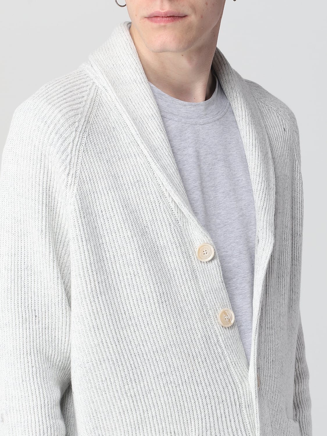 BRUNELLO CUCINELLI STRICKJACKE: Pullover herren Brunello Cucinelli, Yellow Cream - Img 5