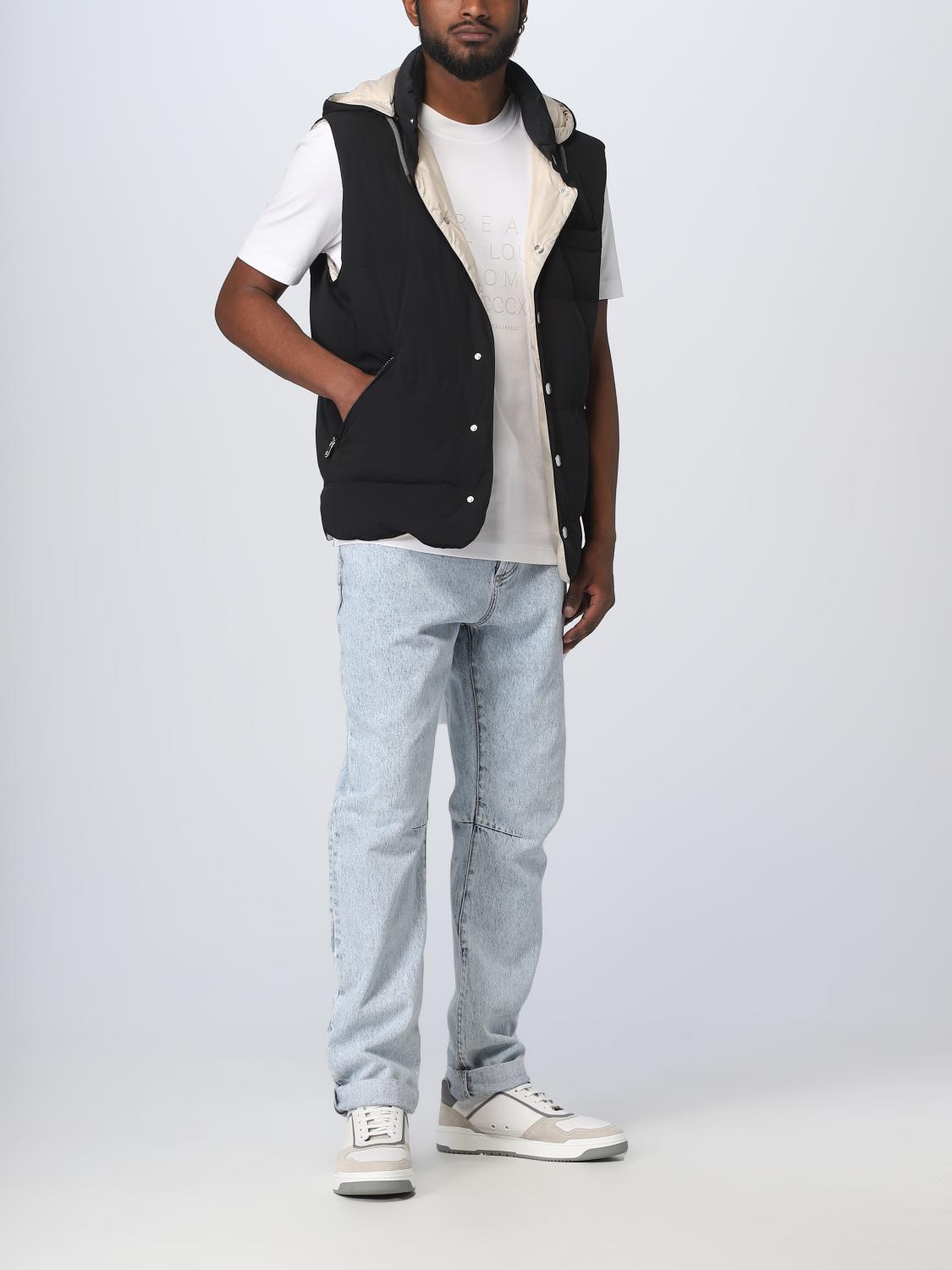 BRUNELLO CUCINELLI WAISTCOAT: Jacket men Brunello Cucinelli, Black - Img 2