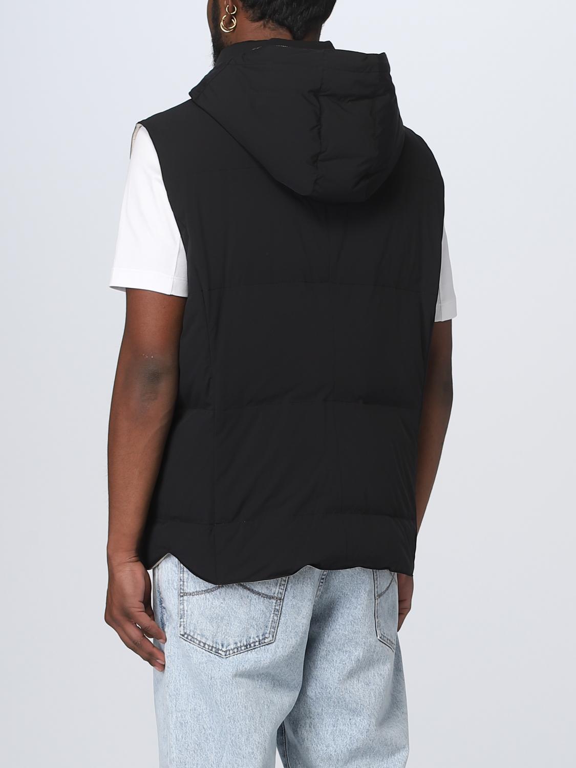 BRUNELLO CUCINELLI WAISTCOAT: Jacket men Brunello Cucinelli, Black - Img 3