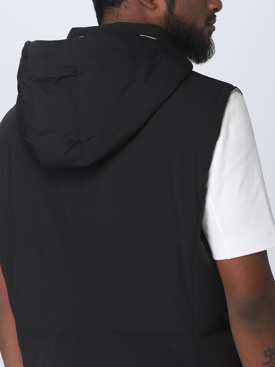 BRUNELLO CUCINELLI WAISTCOAT: Jacket men Brunello Cucinelli, Black - Img 5