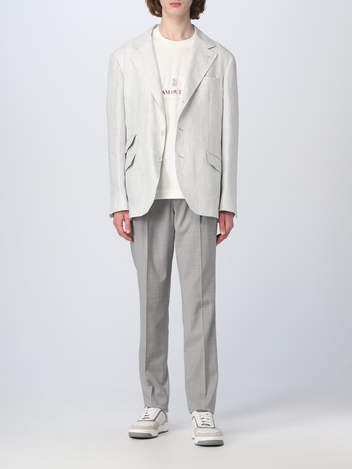 BRUNELLO CUCINELLI PANTALONES: Pantalón hombre Brunello Cucinelli, Perla - Img 2