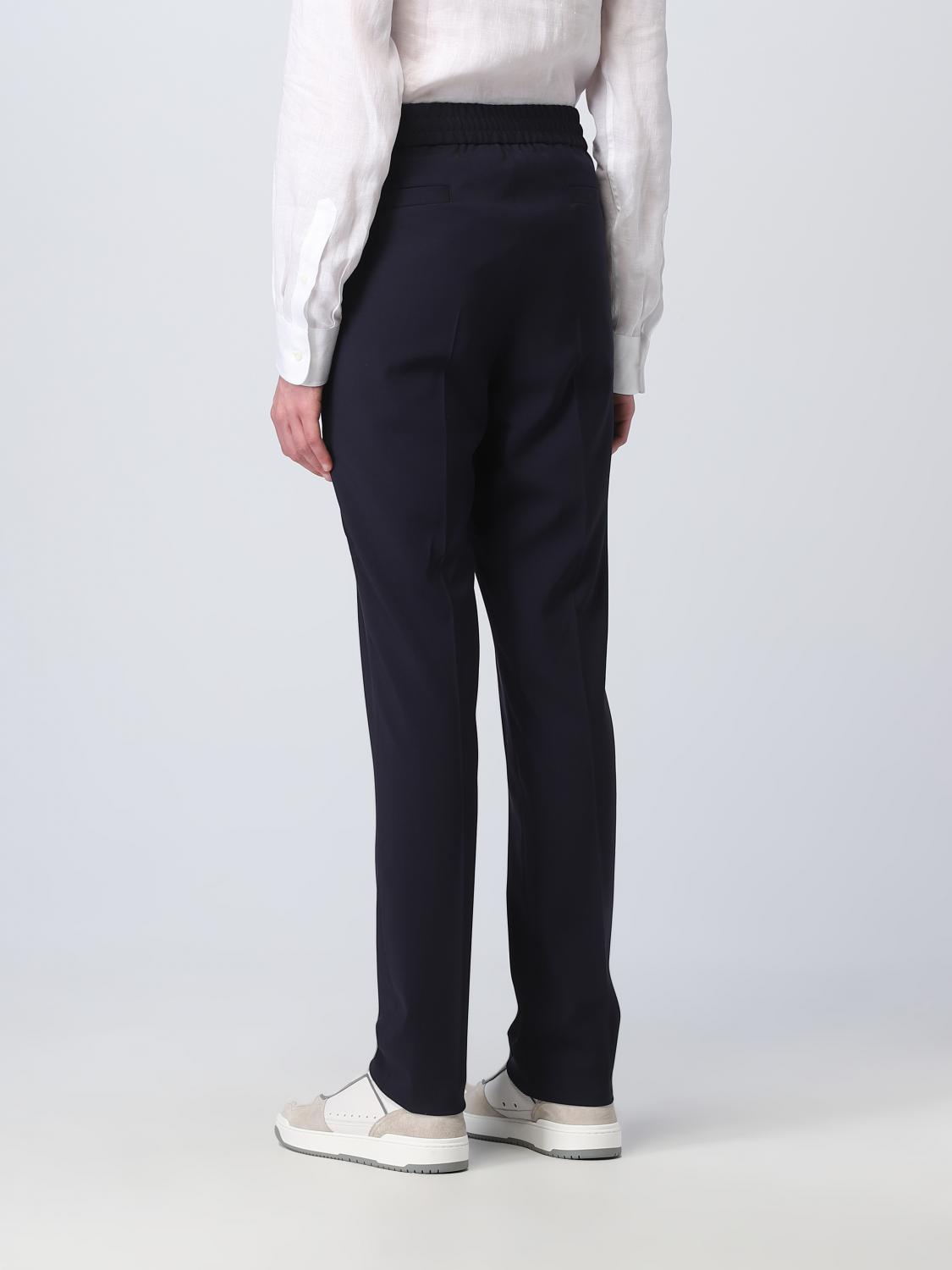 BRUNELLO CUCINELLI パンツ: パンツ メンズ Brunello Cucinelli, ネイビー - Img 2