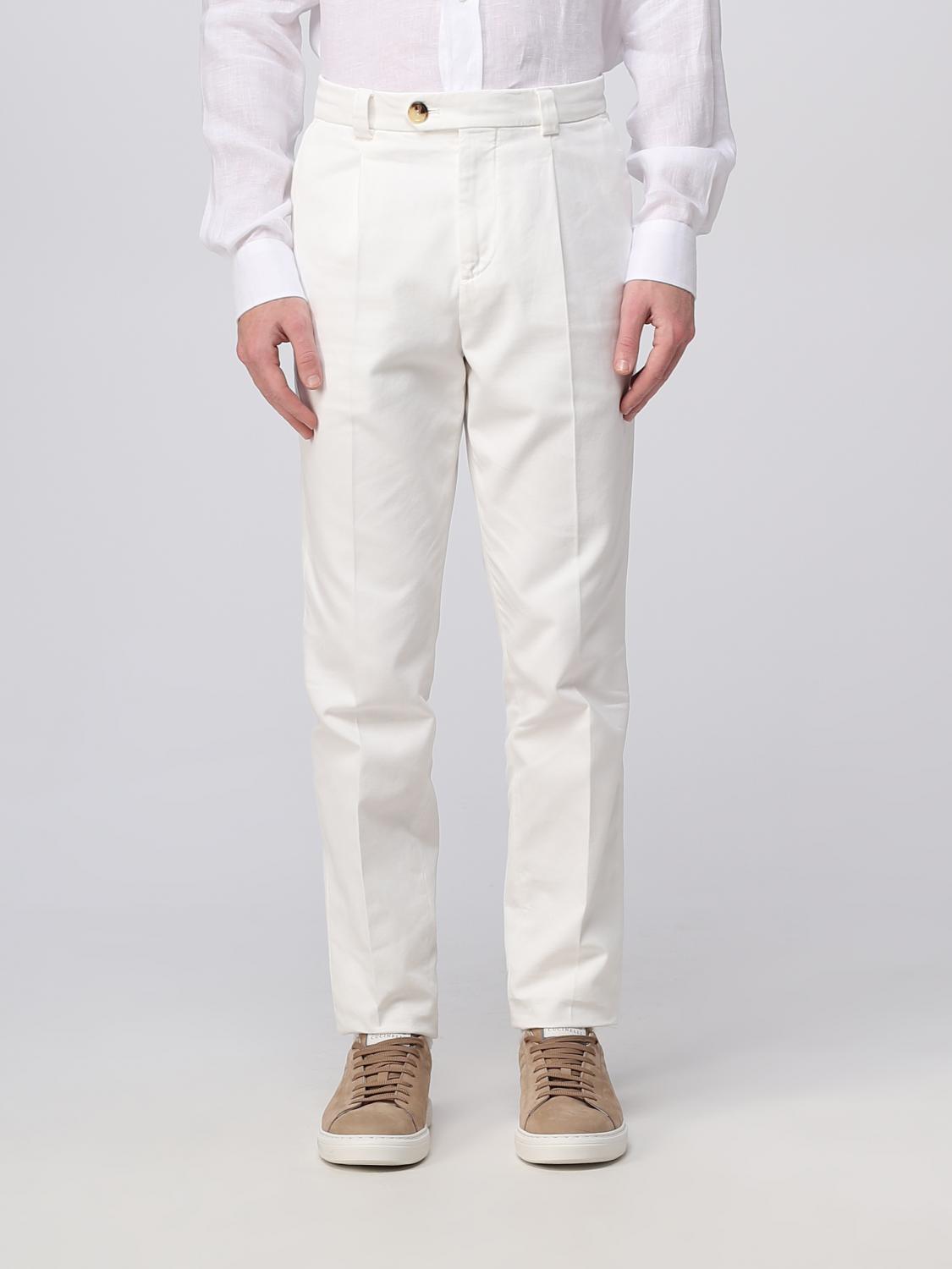 BRUNELLO CUCINELLI TROUSERS: Trousers men Brunello Cucinelli, Yellow Cream - Img 1