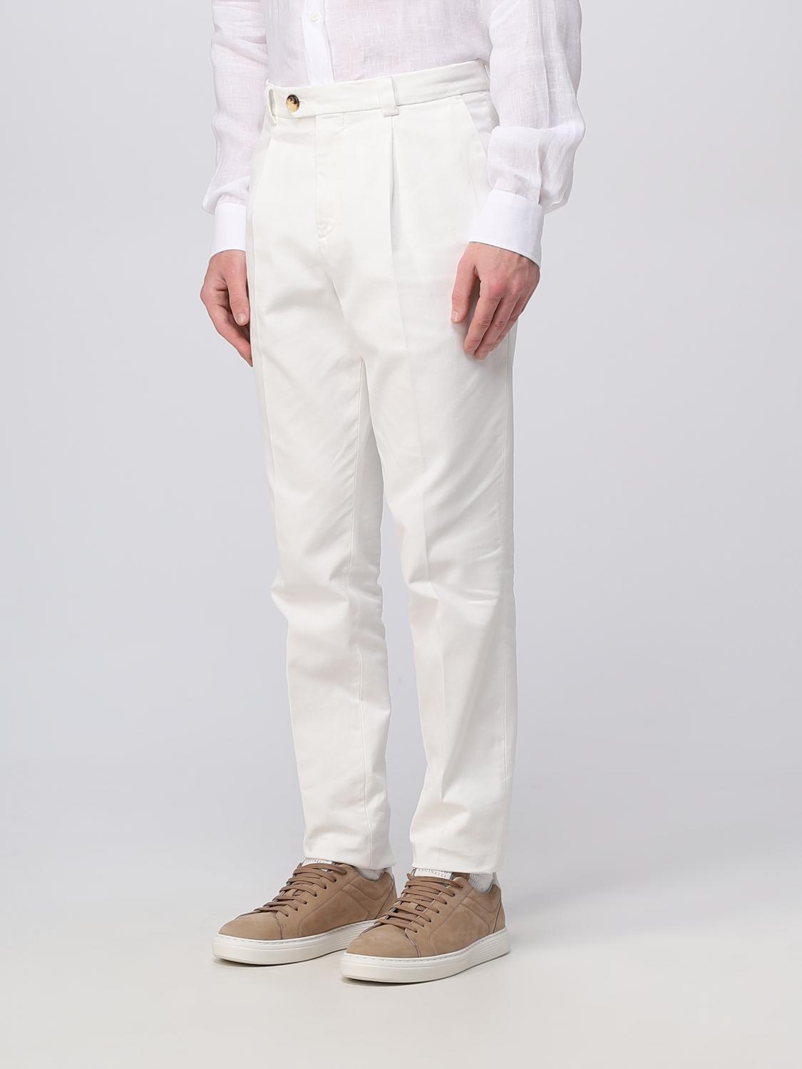 BRUNELLO CUCINELLI TROUSERS: Trousers men Brunello Cucinelli, Yellow Cream - Img 4