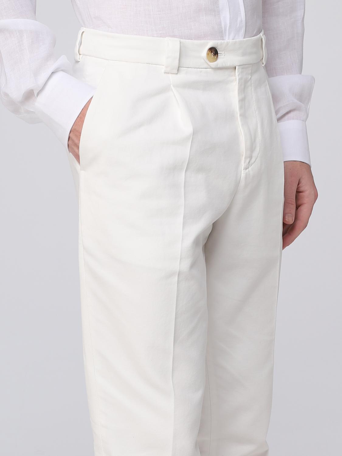 BRUNELLO CUCINELLI TROUSERS: Trousers men Brunello Cucinelli, Yellow Cream - Img 5