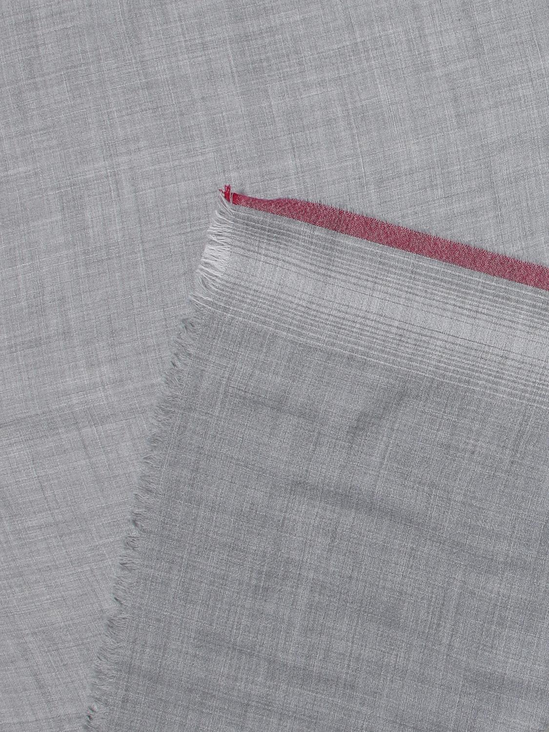 BRUNELLO CUCINELLI ÉCHARPE: écharpe homme Brunello Cucinelli, Gris - Img 3