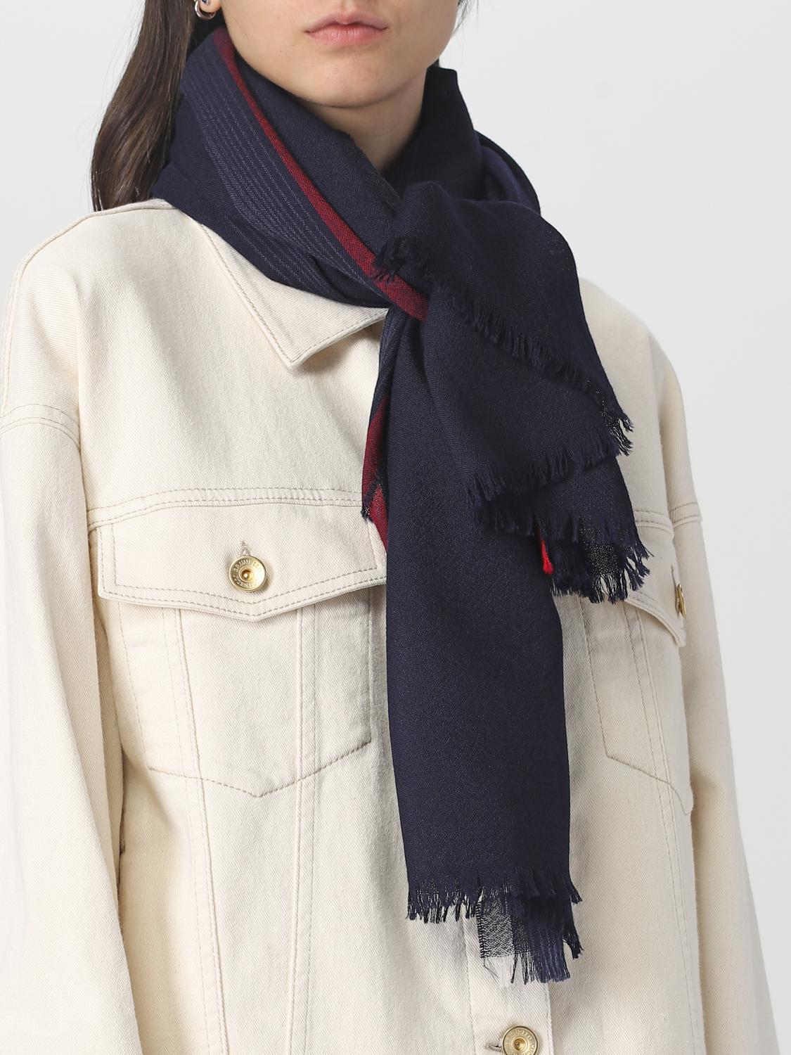 BRUNELLO CUCINELLI ÉCHARPE: écharpe homme Brunello Cucinelli, Bleu Marine - Img 4