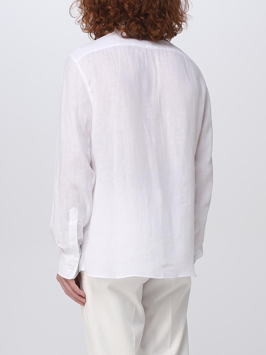 BRUNELLO CUCINELLI SHIRT: Brunello Cucinelli shirt in linen, White - Img 3