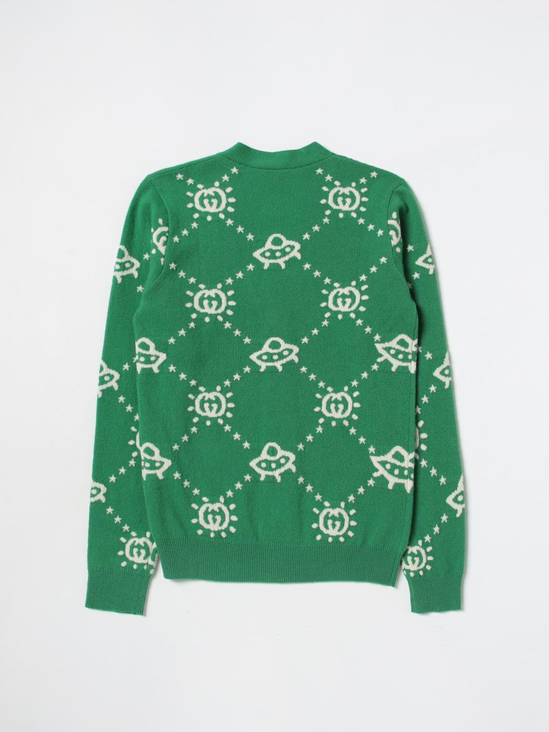 GUCCI PULLOVER: Pullover kinder Gucci, Grün - Img 2