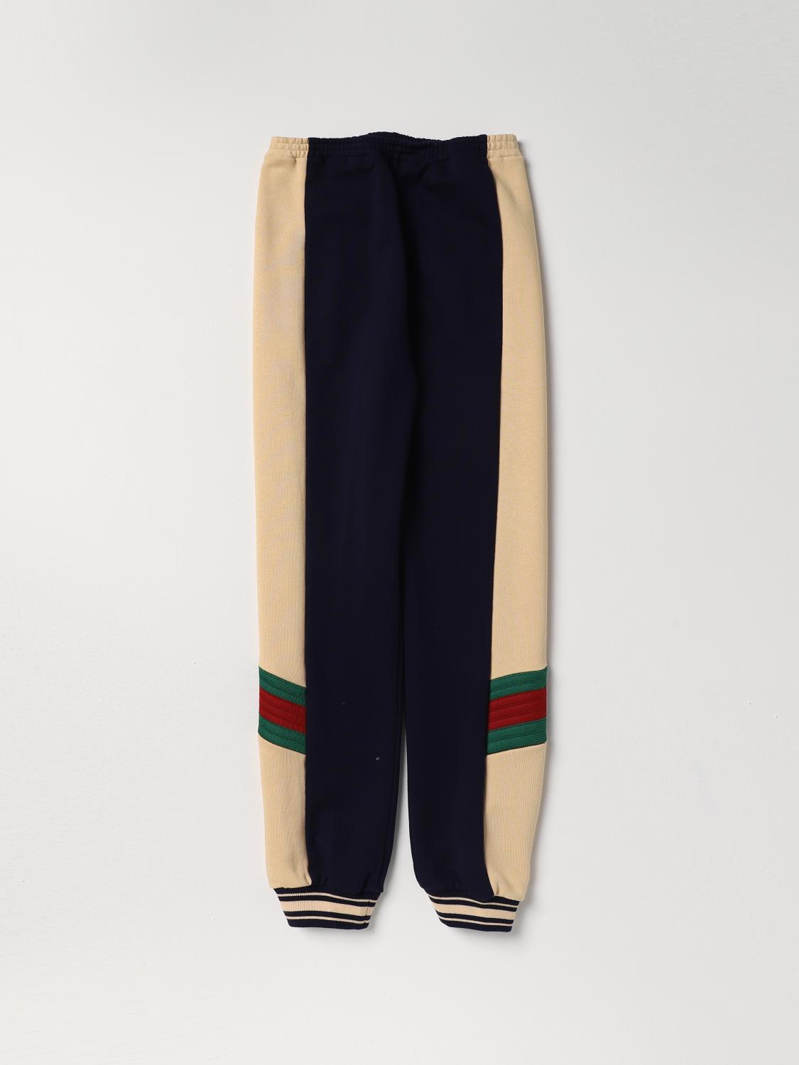 Gucci パンツ ボーイ - ブルー | 737423XJFLA | GIGLIO.COM