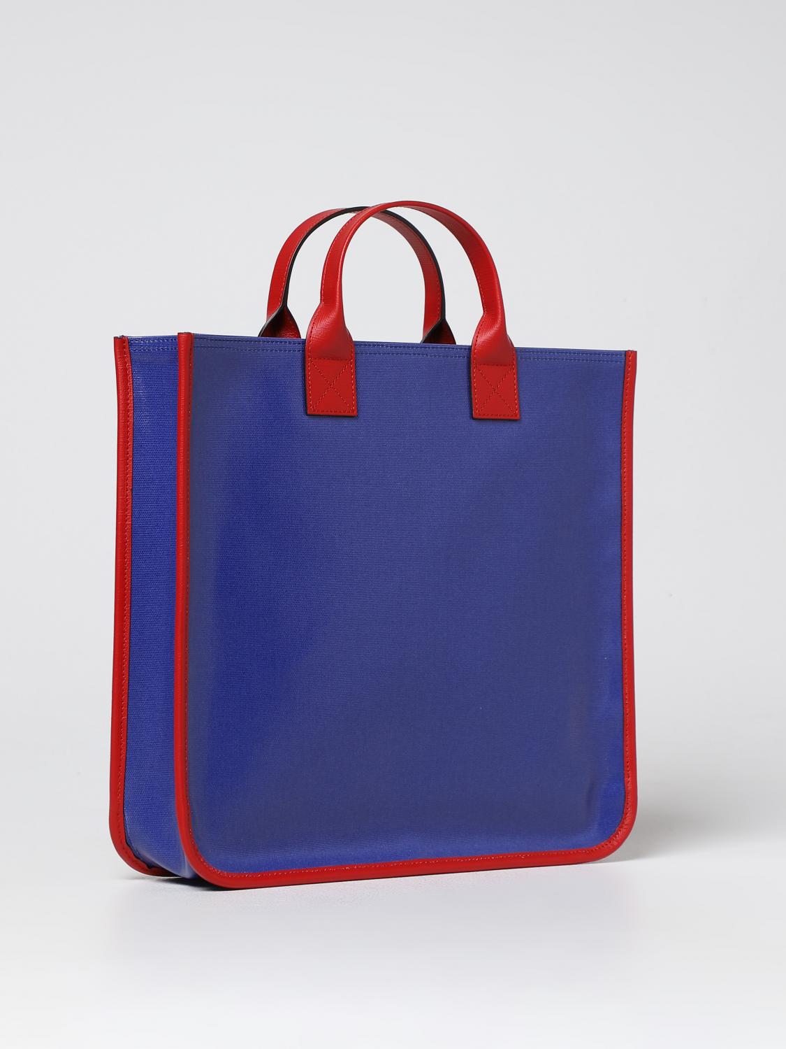 GUCCI BAG: Gucci bag in coated canvas, Blue - Img 2