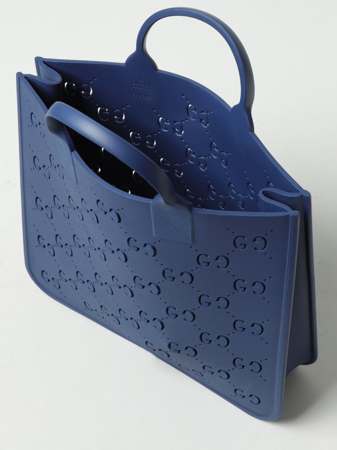 GUCCI BAG: Gucci bag in EVA rubber, Blue - Img 4
