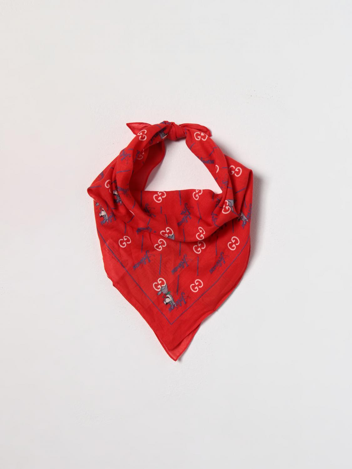 GUCCI BUFANDA: Bufanda niños Gucci, Rojo - Img 2