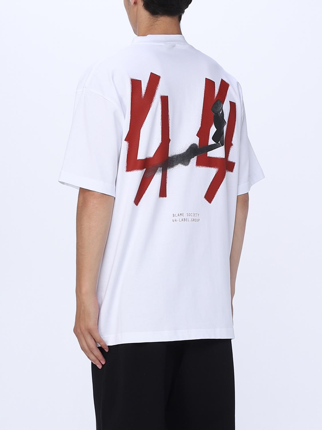44 LABEL GROUP T-SHIRT: T-shirt men 44 Label Group, White - Img 3