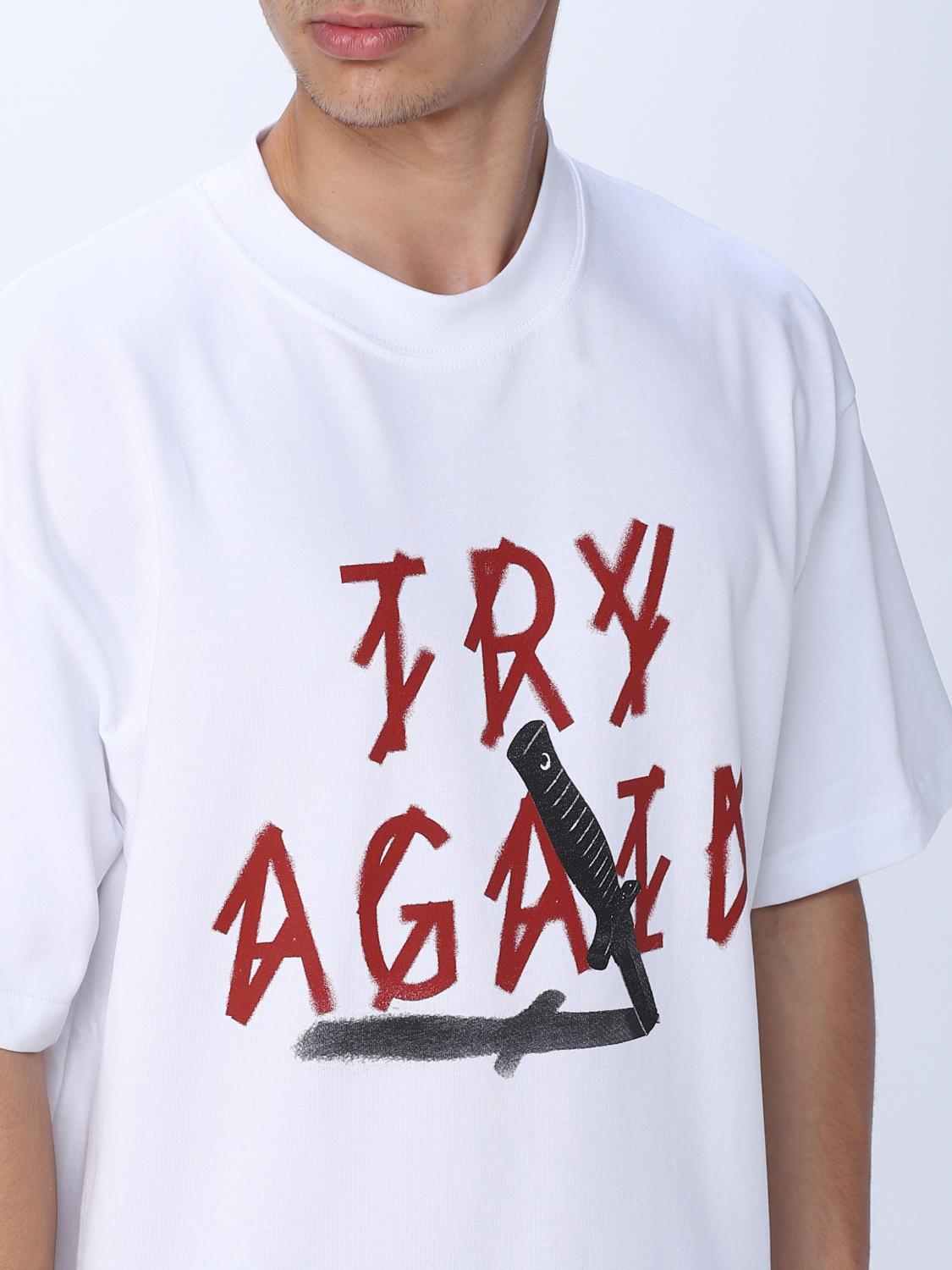 44 LABEL GROUP T-SHIRT: T-shirt men 44 Label Group, White - Img 4