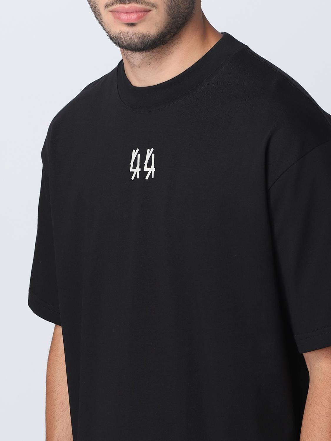 44 LABEL GROUP T-SHIRT: T-shirt herren 44 Label Group, Schwarz - Img 4