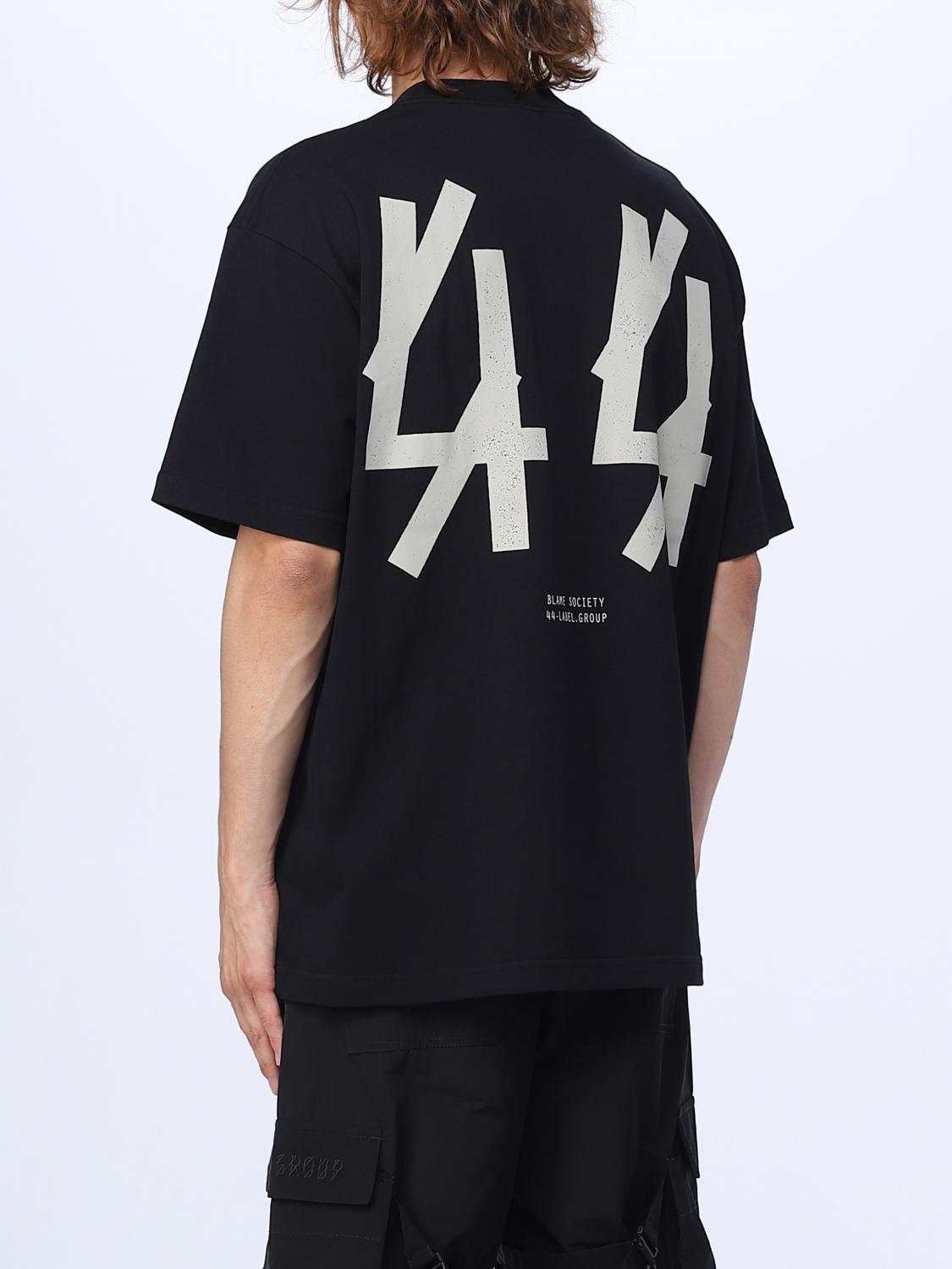 44 LABEL GROUP T-SHIRT: T-shirt men 44 Label Group, Black 1 - Img 2