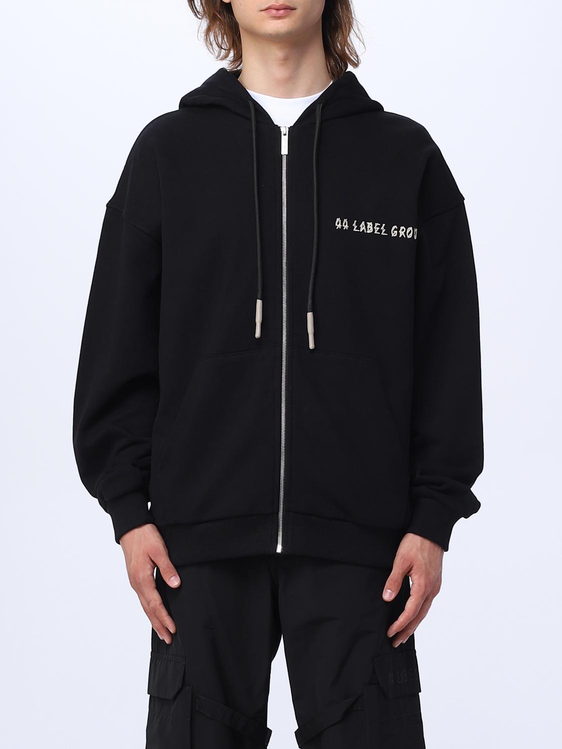 44 LABEL GROUP SWEATSHIRT: Sweatshirt men 44 Label Group, Black - Img 1