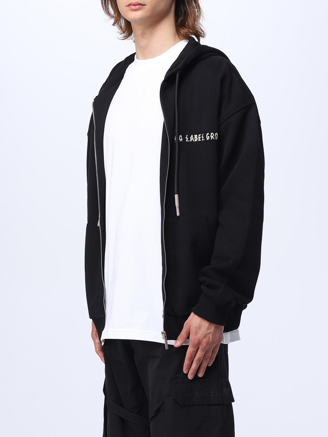 44 LABEL GROUP SWEATSHIRT: Sweatshirt men 44 Label Group, Black - Img 4