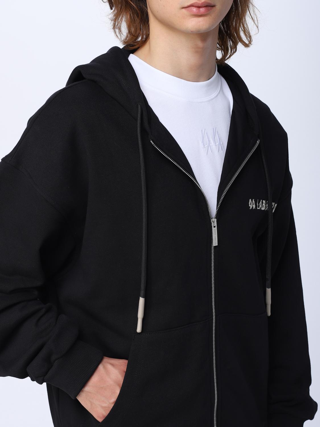 44 LABEL GROUP SWEATSHIRT: Sweatshirt men 44 Label Group, Black - Img 5