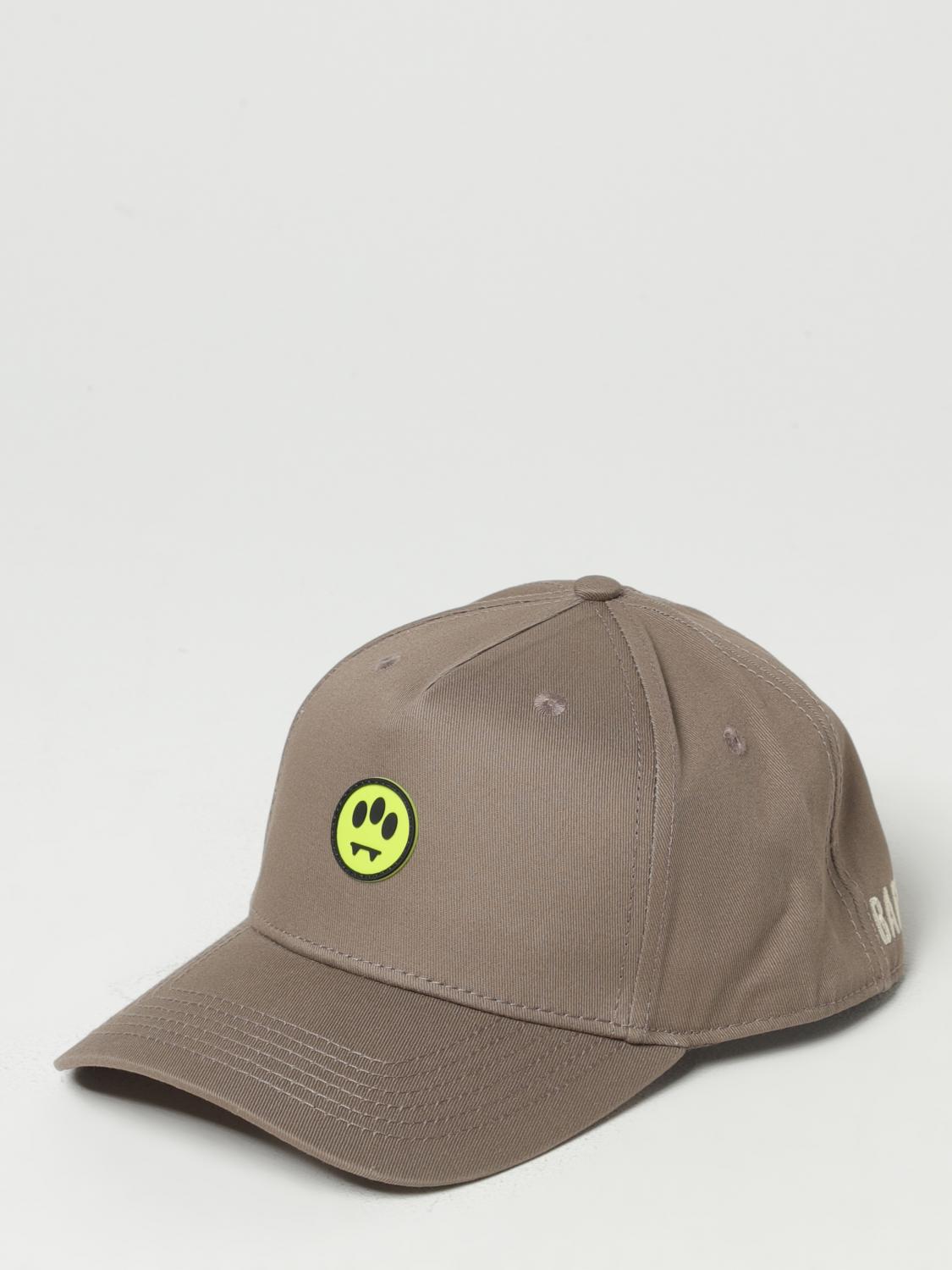 BARROW CAPPELLO: Cappello Barrow in cotone con logo, Marrone - Img 1