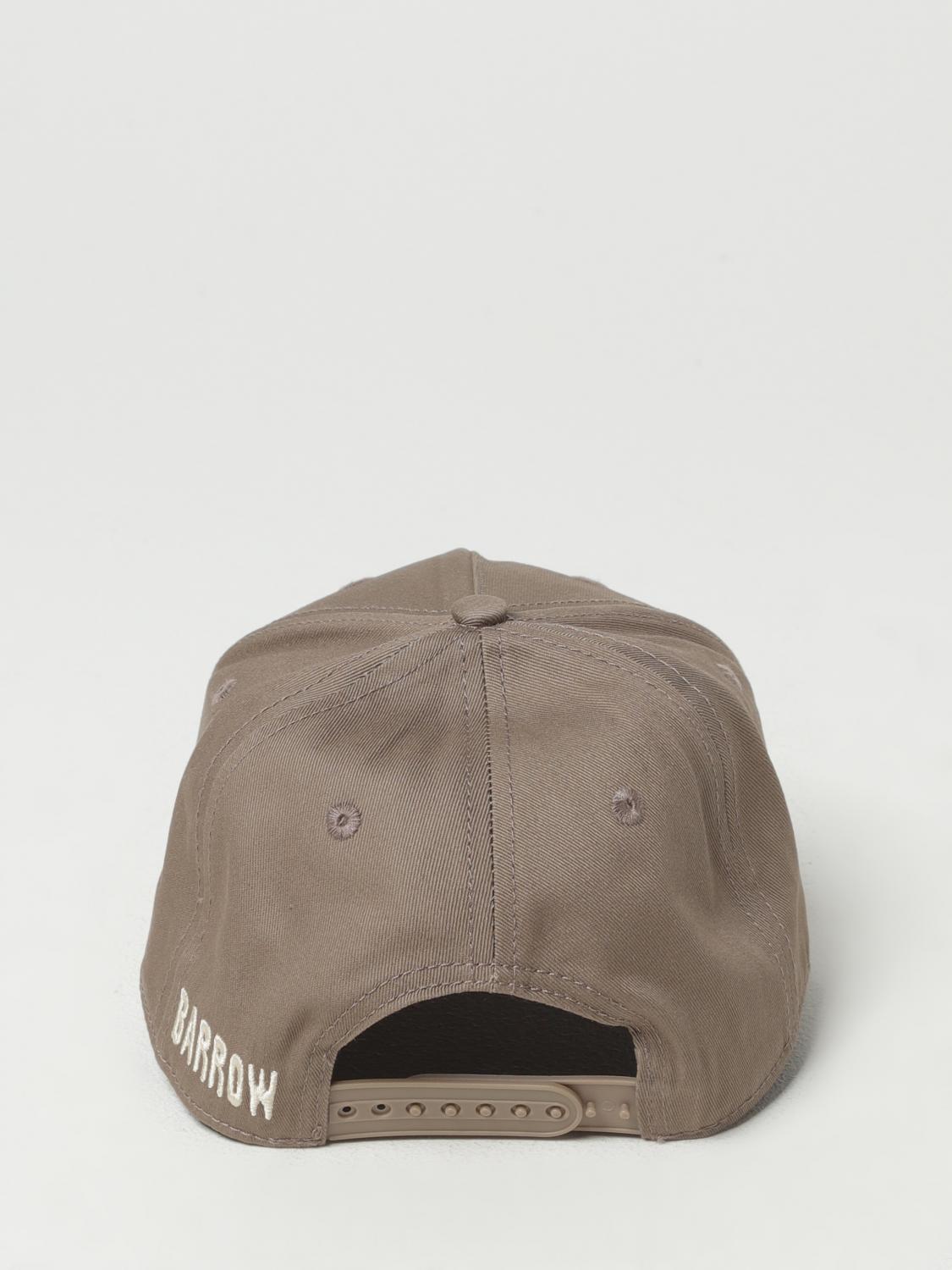 BARROW CAPPELLO: Cappello Barrow in cotone con logo, Marrone - Img 3
