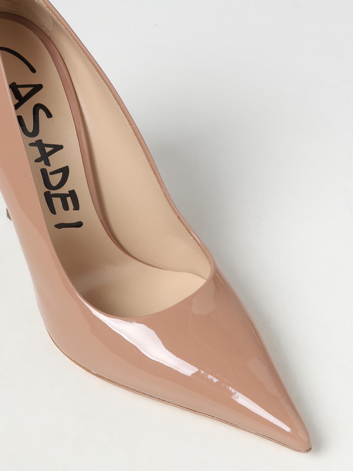シューズ・サンダルその他 CASADEI Woman Pumps Nude 1F920W100MC14443401 Sandal whit heel Nude Casadei - Le Follie Shop