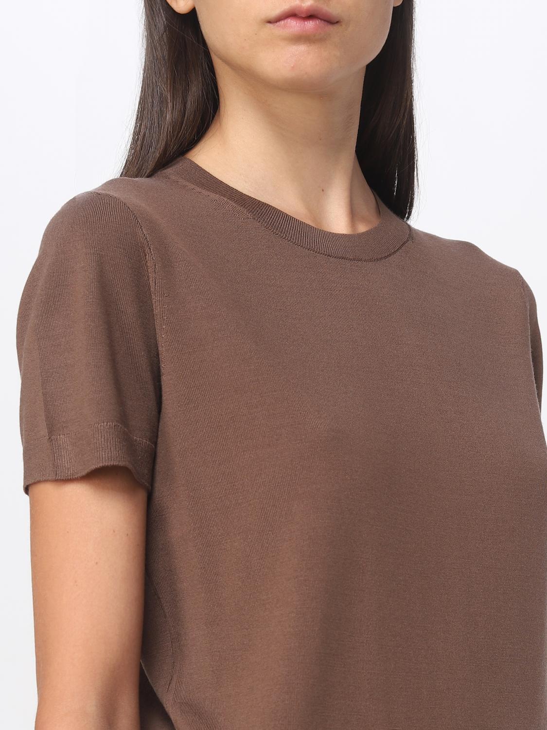 THEORY PULL: Pull femme Theory, Marron - Img 3