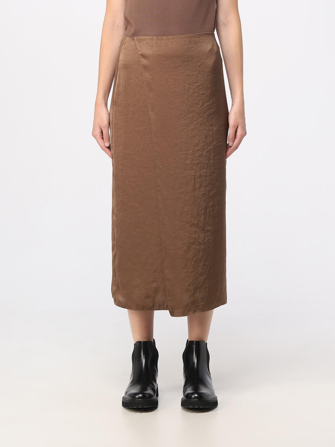 Theory Skirt woman - Brown | N0505304 | GIGLIO.COM