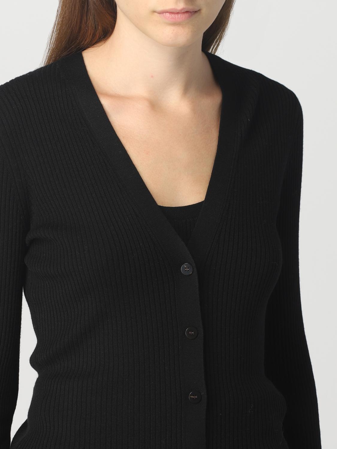 THEORY CÁRDIGAN: Jersey mujer Theory, Negro - Img 3