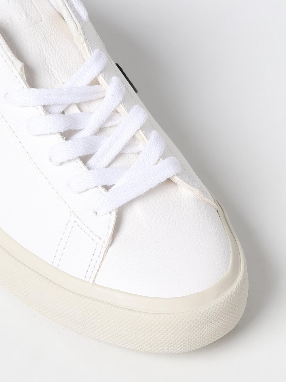 VEJA SNEAKERS: Sneakers Campo Chromefree Veja in pelle , Bianco - Img 4