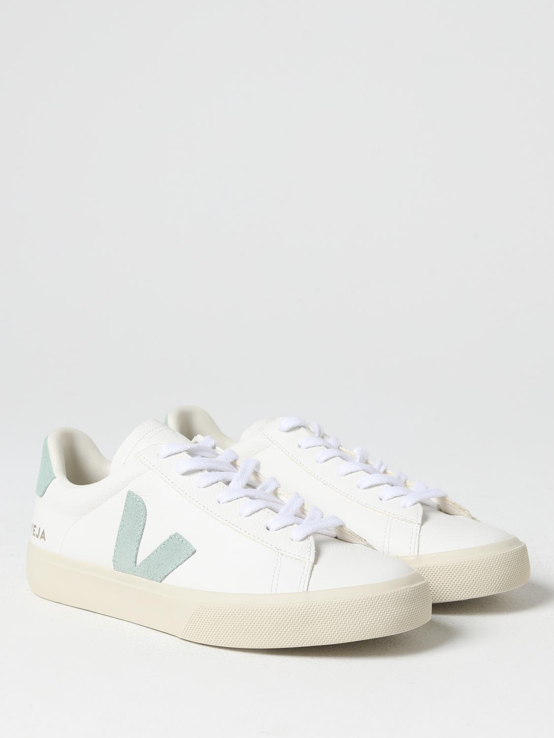 VEJA SNEAKERS: Sneakers Campo Chromefree Veja in pelle , Bianco - Img 2