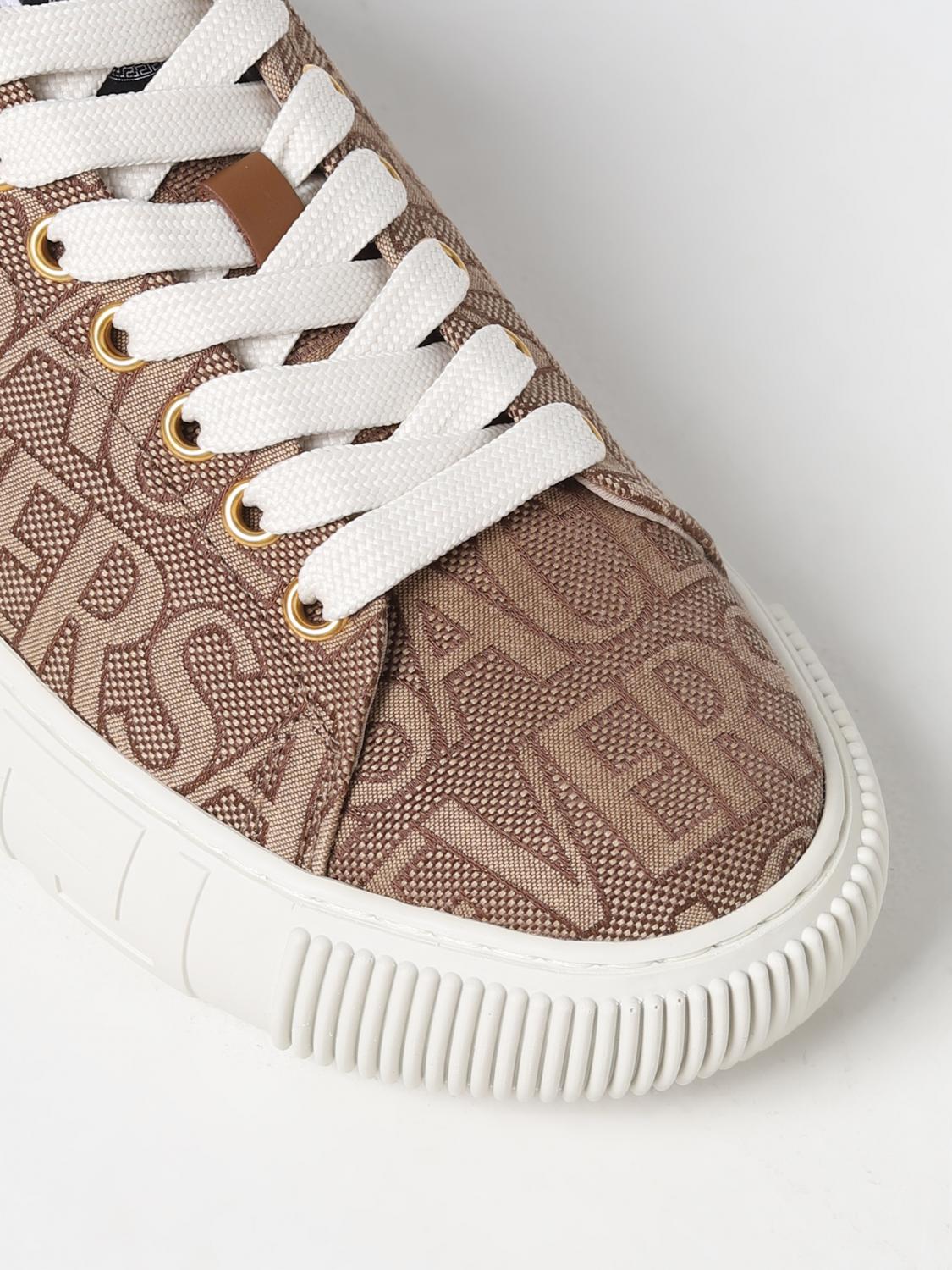 VERSACE BASKETS: Baskets femme Versace, Marron - Img 4