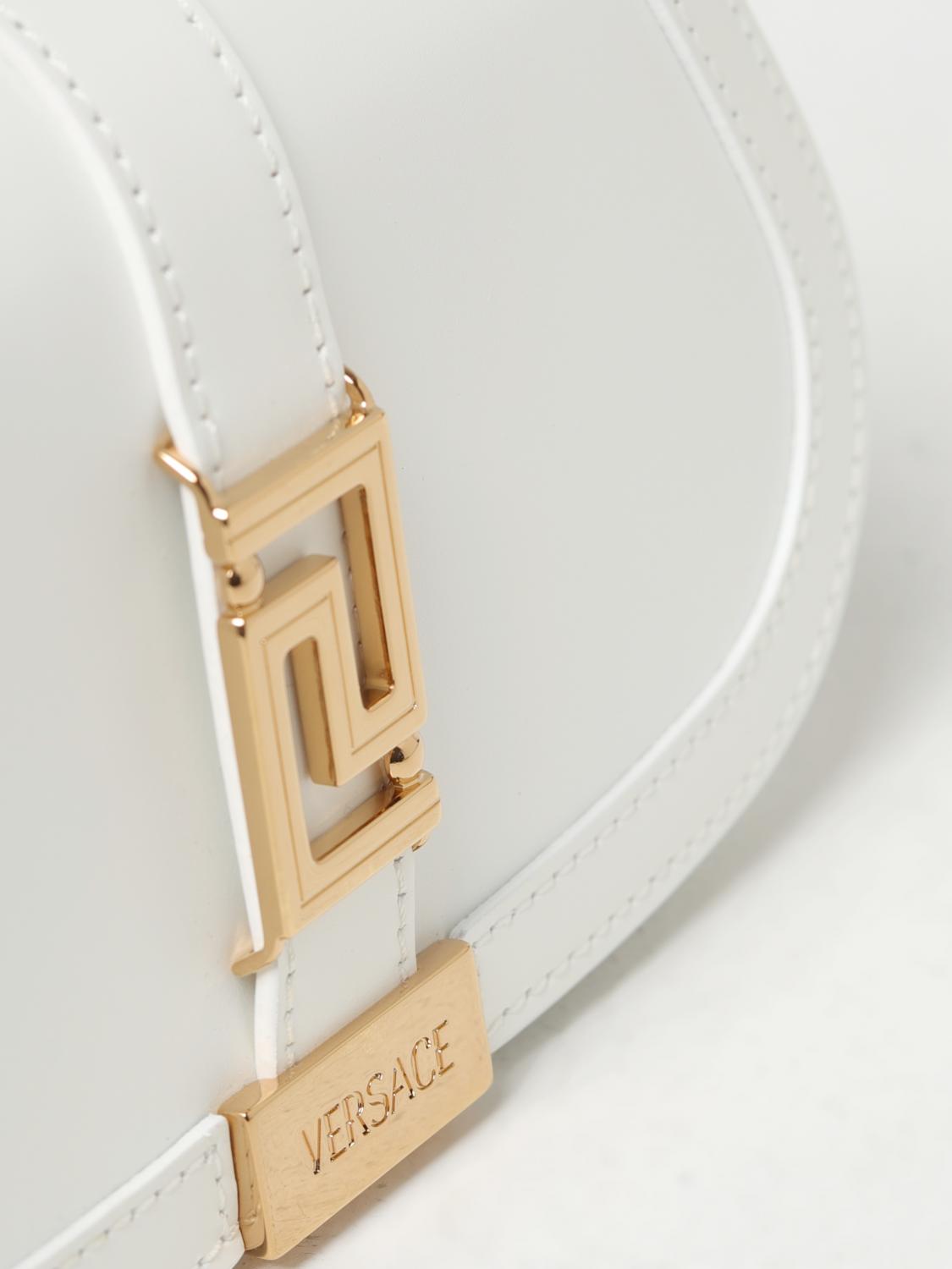 VERSACE MINI BOLSO: Bolso de hombro mujer Versace, Blanco - Img 3
