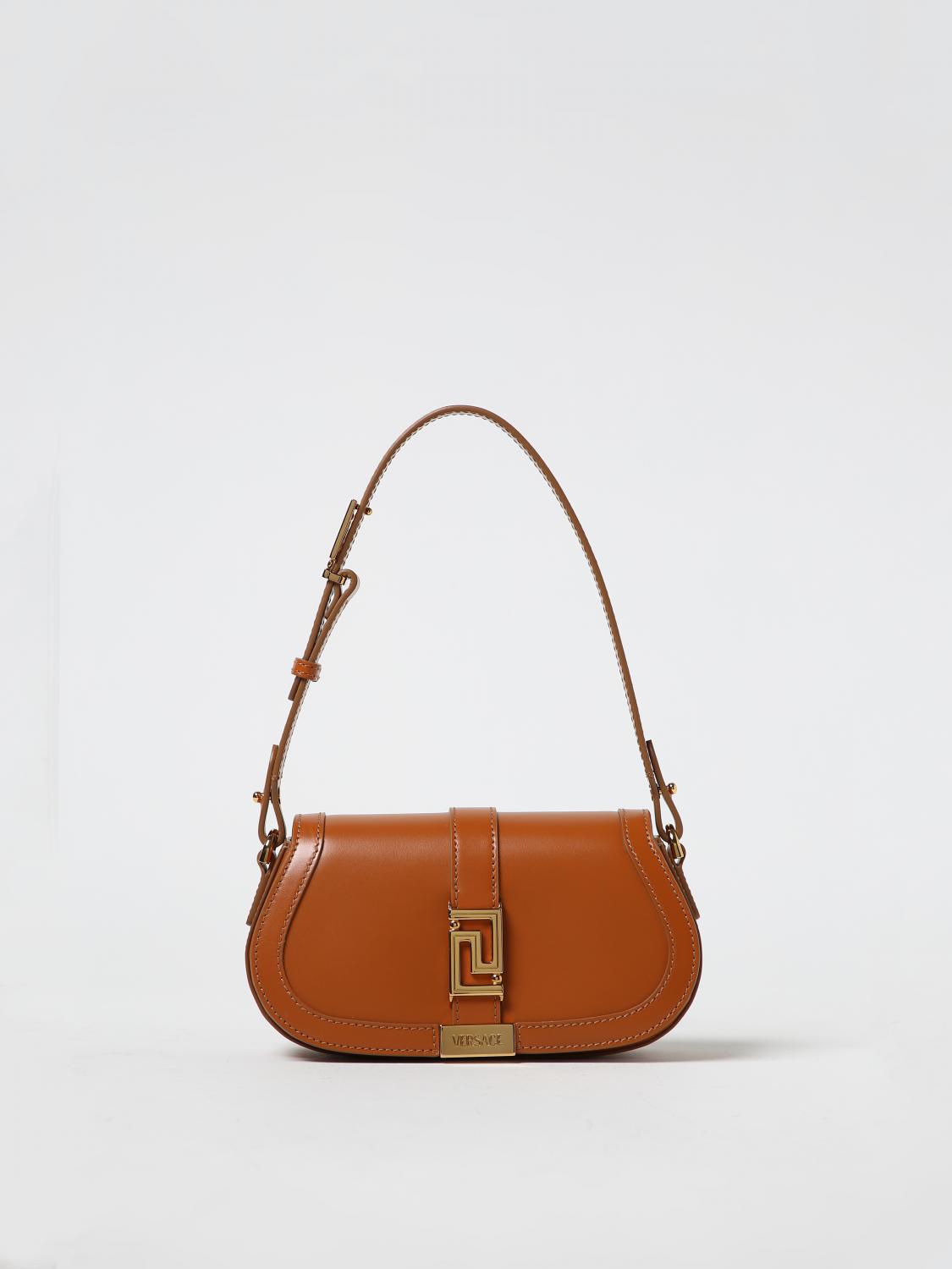 VERSACE MINI BOLSO: Bolso de hombro mujer Versace, Marrón - Img 1